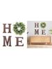 Artificial Eucalyptuses Wreath Home Sign for Wall Decors Farmhouses Hangings X3UC