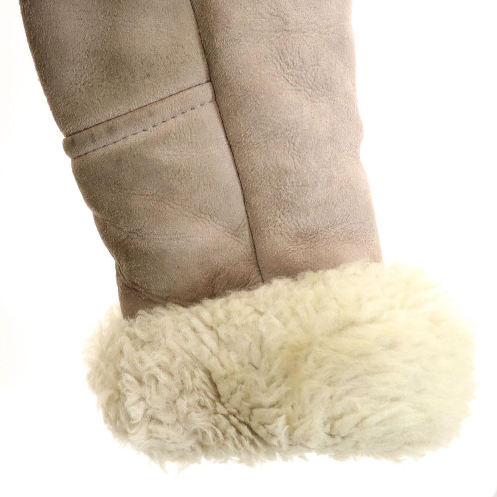 VYROBENO VE FRANCII Vyrobeno ve Francii vyšívaný kabát Šedá Podšívka z umělé kožešiny Dámský Použitý