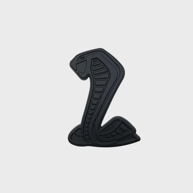 

3D Cobra Styling Car Metal Sticker Front Grille Badge Fender Side Emblem Rear Decal For Ford Mustang Shelby GT GT350 500 Cobra Style 1