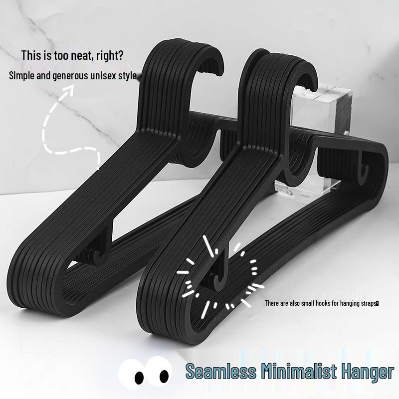 Minimalist Non-Marking Clothes Hanger Rack, Set of 20