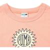 PUMA Downtown Graphic Fun Print Crew Neck Short Sleeve Drop Shoulder T-Shirt Men Tops Peach 535400-28