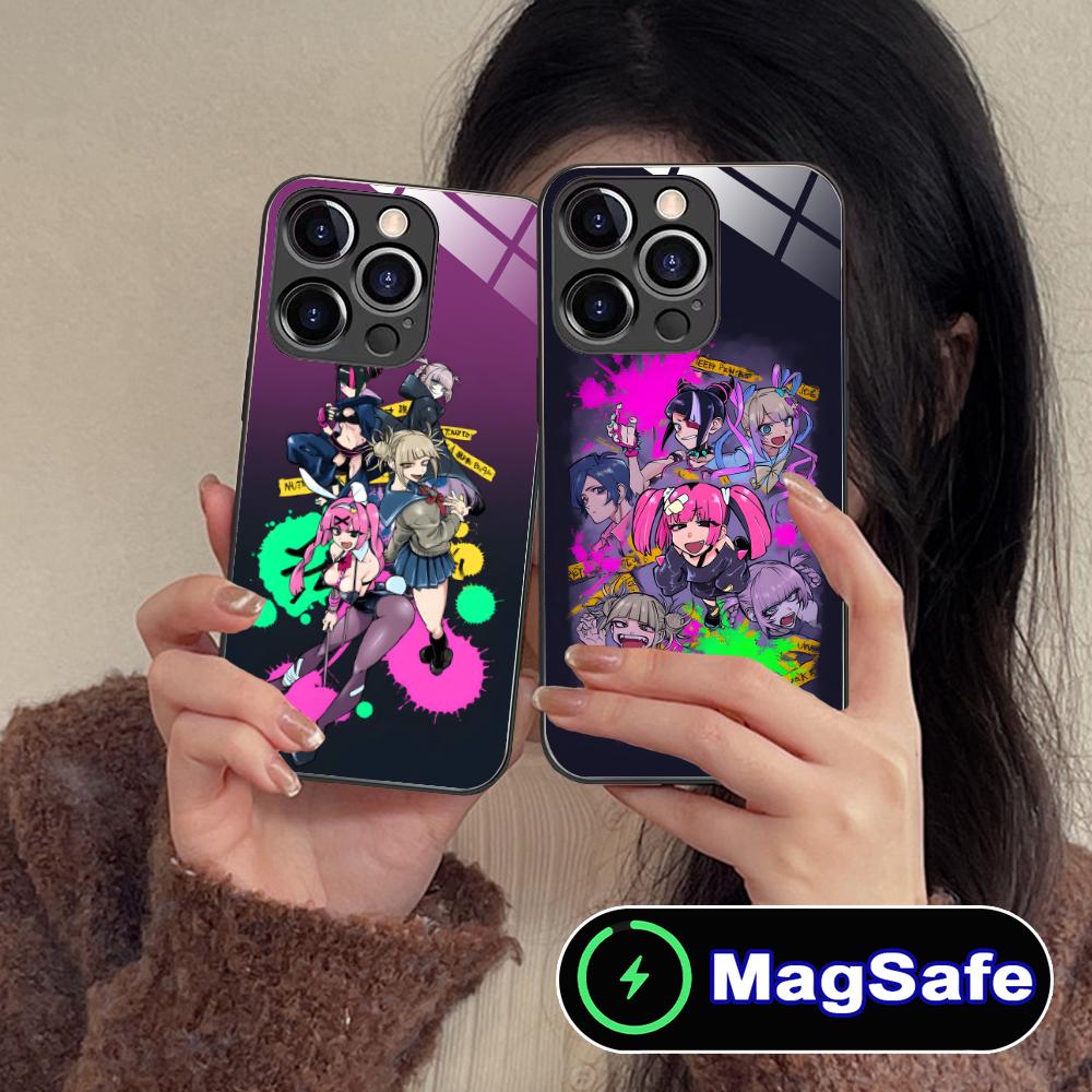 Gang of Stupid Girls Phone Case for iPhone 16 15 14 13 12 11 Pro Max Plus Mini MagSafe Glass Colour Protective Cover Smartphone