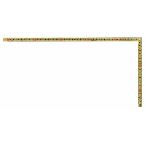 Kinwashi Gold Curved Ruler, 50cm, Identical Graduations, High Durability, Ink-Repellent, Easy-Step Graduations, GSDD-50CKD