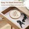 Metal Embroidery Hoop Stand Holder Hands Free Adjustable Embroidery Hoop  Holder Table Clip for DIY Cross Stitch Crafters