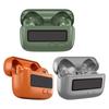 Retro BB Style Wireless Earphones With Digital Clock Display ENC Noise Cancellation For Sports Gaming PC+ABS Material