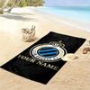 Club Brugge KV Custom Name Print Beach Towel, Large Soft Quick Dry Towel for Beach Camping Swimming