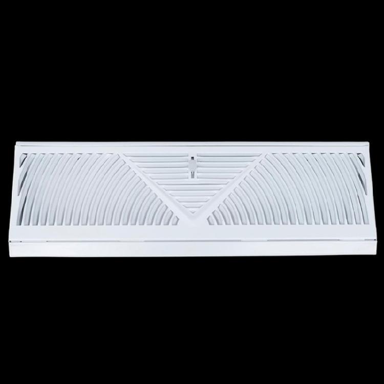 Round Steel Ventilation Grille 18 Inch Air Control Levers Detachable Panel Noise Reductions for Efficient Home Airflows