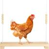 NEW Natural Wood Chicken Swings Durable DIY Chicken Perch Swing Toys Chicken Coop Decor