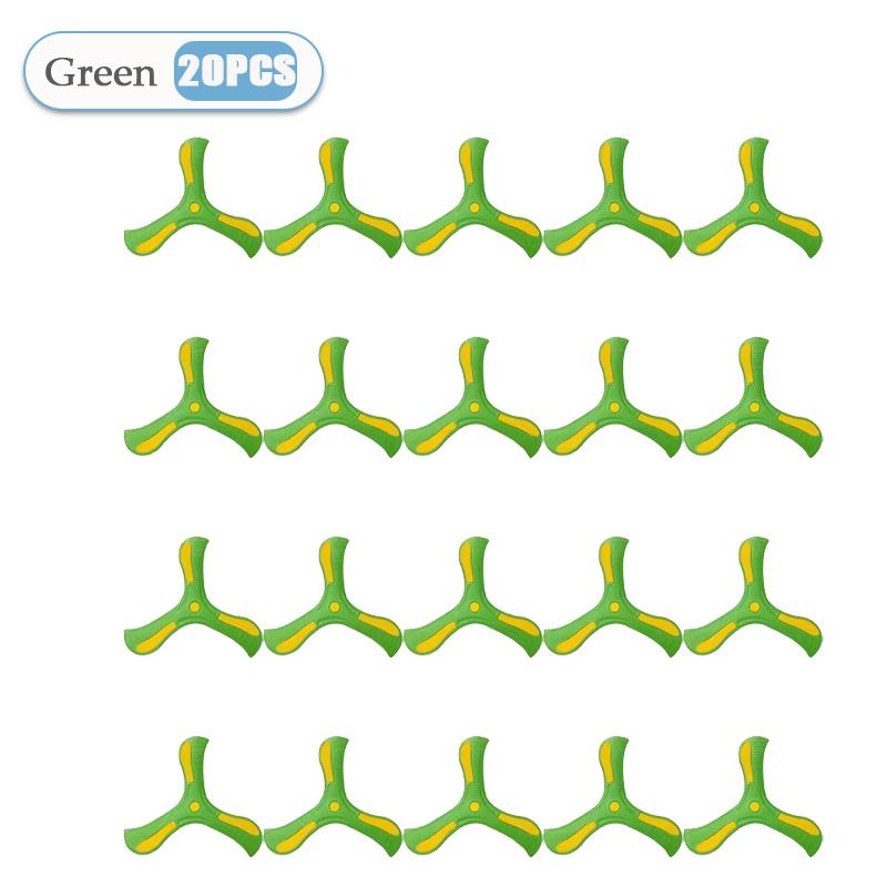 1-32PCS LInteractive Flying Disc Toy for Adults Kids Soft Boomerang Three-Leaf Cross Decompression Puzzle Gift Made Plastic Foam