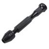 ABWR-3Pcs Hand Twist Drill Bits Set,Pin Vise Model Mini Hand Spiral Drill With 75Pcs 0.3Mm To 3.0Mm Micro-Drill Bits (Black)