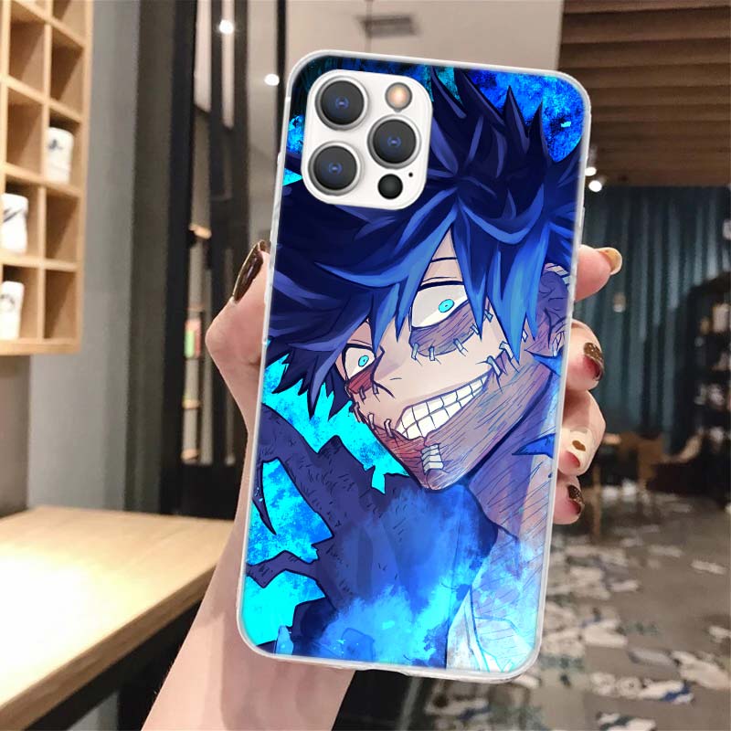 

MHA Dabi Bnha Soft Phone Case For iPhone 16 15 14 13 12 11 Pro Max X XR XS 7 Plus 8 + SE 2020 Pattern Customized Cover 15 14 13 iPhone 12 (12 Pro)