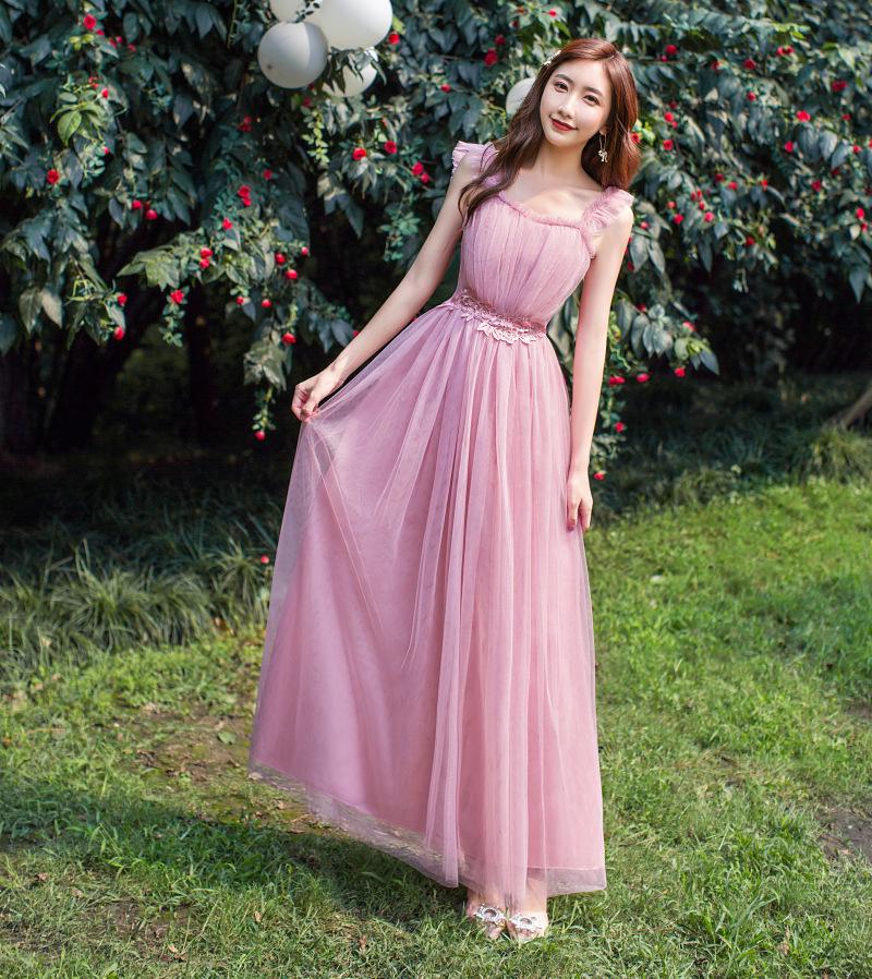 2025 Elegant Long Bridesmaid & Evening Dress for Women