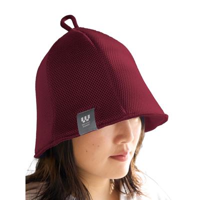 Sauna Hat Drying Double Layered Mesh Ultra Thick Large Deep Mesh 2 Layered Sauna Goods Get Stuffy Extra Thick Quick Drying Washable Sauna Hat Cap