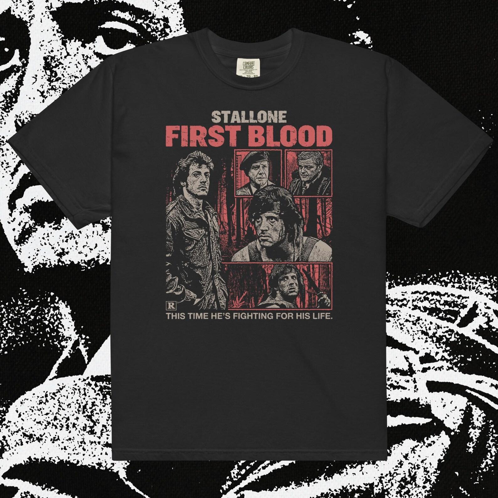 First Blood Rambo: Cult Film Comfort Colors T-Shirt S