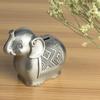 Alloy Material Cute Elephant Shape Coin Bank Money Saving Box for Kid Gift