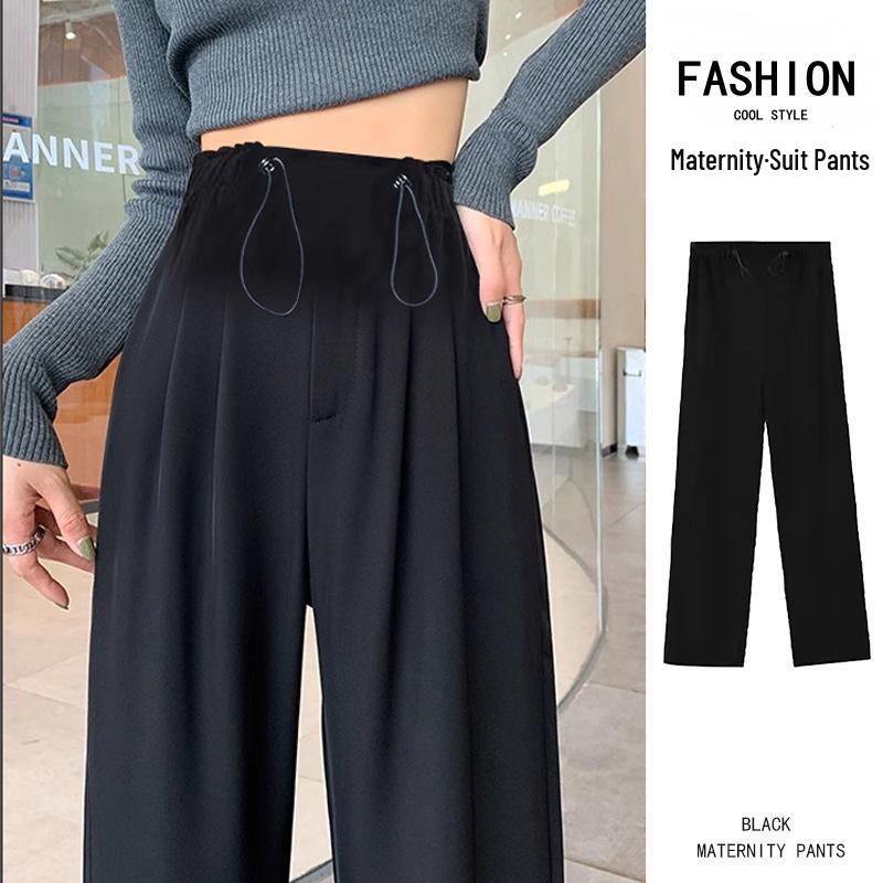 Spring/Summer 2026 Maternity Wide-Leg Drawstring Pants XL