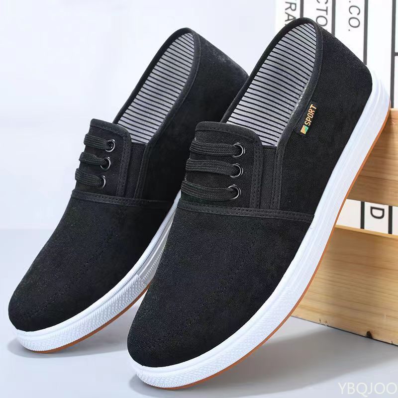 Chaussures Simples Décontractées pour Hommes Nouvelles Chaussures en Toile à Semelle Plate Antidérapantes et Résistantes à l'Usure Chaussures Vulcanisées Décontractées de Sport Zapatos Hombre