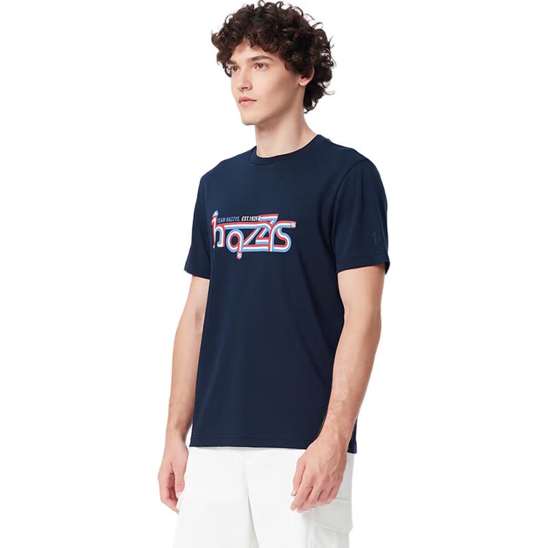 HAZZYS Men s Cooling 3A Antibacterial Short Sleeve T-Shirt ASTZE0CBEE7 L