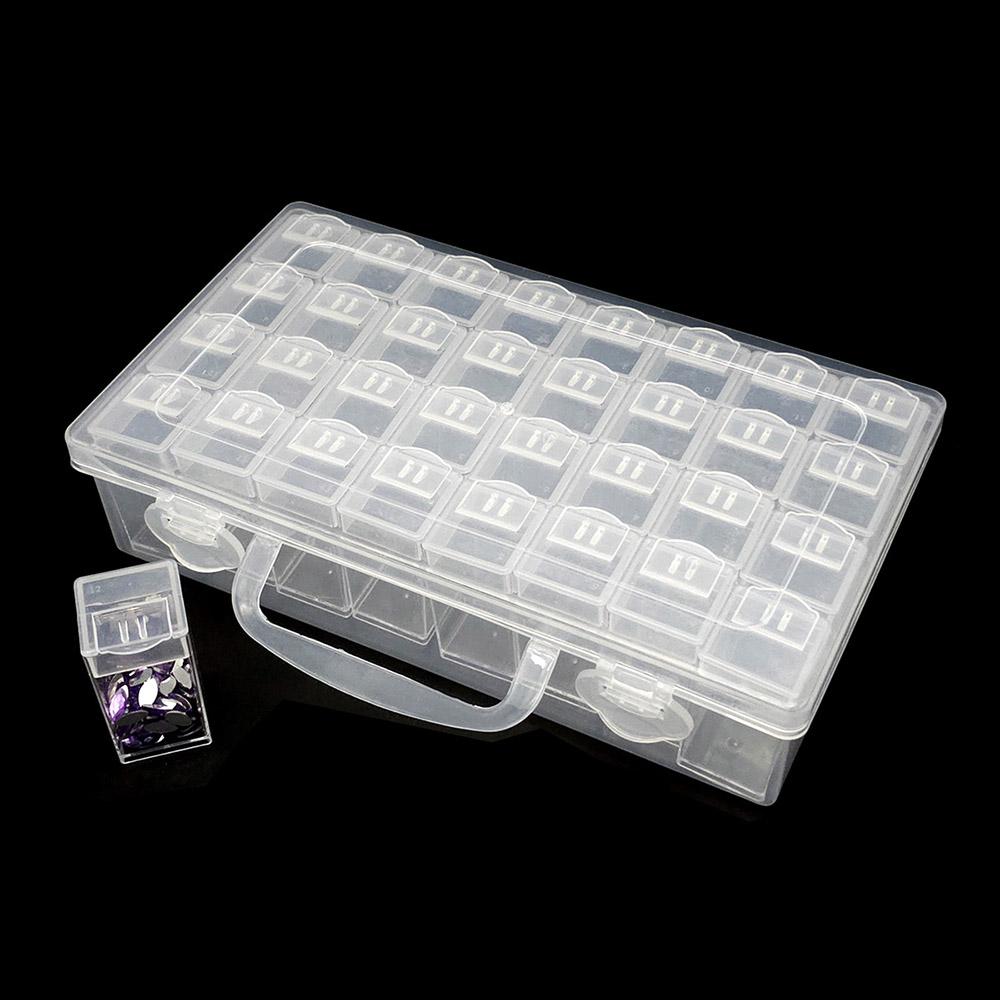 5D DIY Diamond Painting Tools Accessories Storage Box Container Diamond Embroidery Accessories Drill Box Mosaic Container Case
