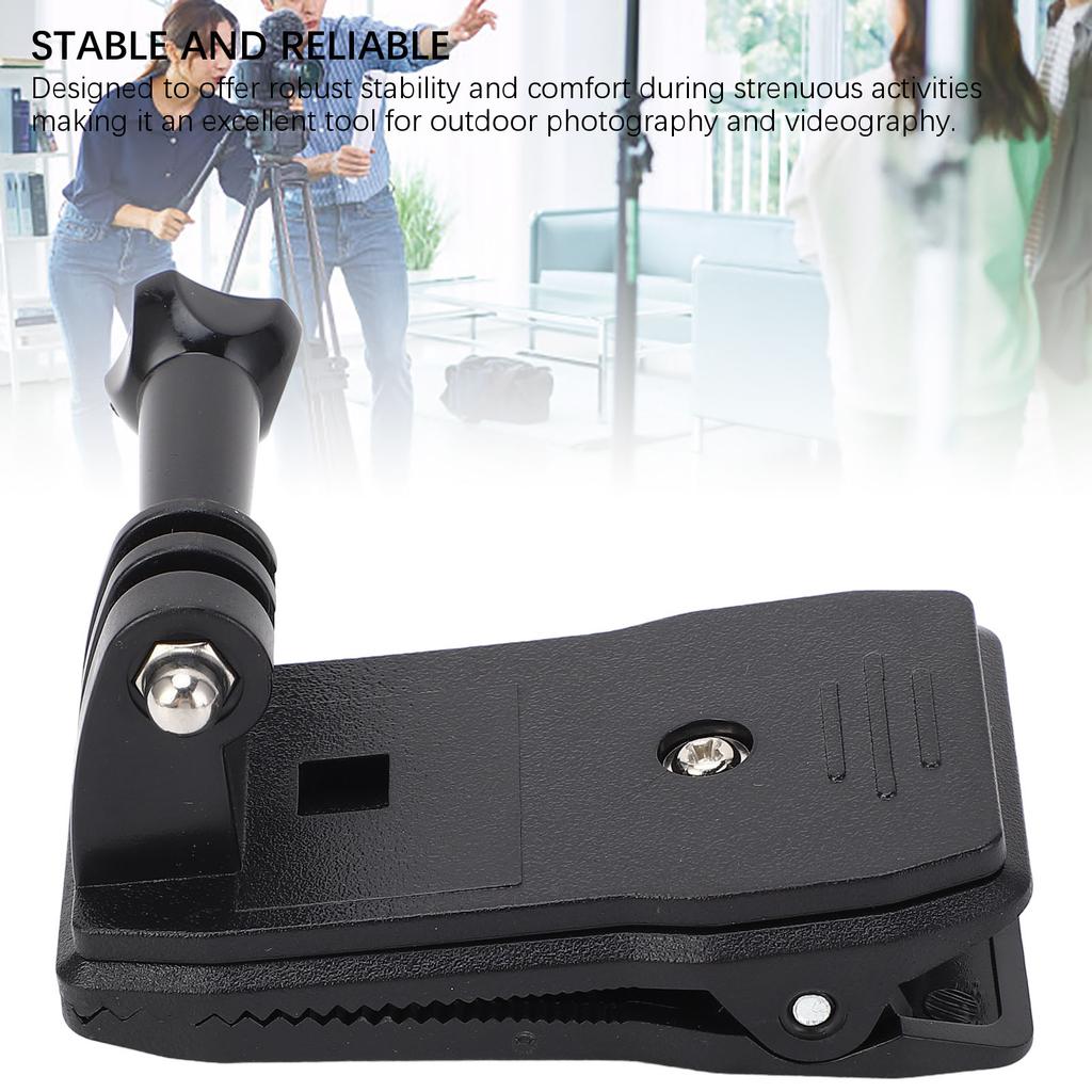 Action Camera Backpack Strap Mount Quick Release Backpack Shoulder Strap Clamp Mount for Action 3 4 for Pocket 3 for X4 GO3