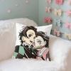 Amine K-Kimetsu No Yaibas Case Plush Fabric Soft Pillowcase Double Sided Print Cushion Cover Household Gifts