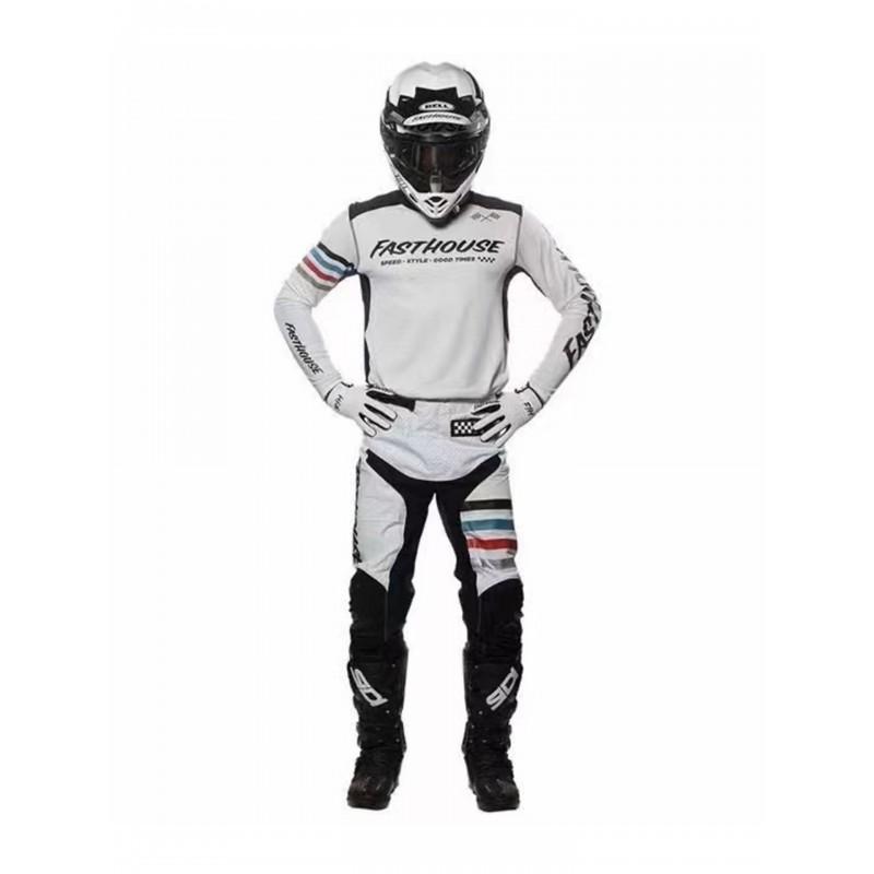 Men Women Cycling Jersey Set Breathable Quick-Dry Mountain Bike Riding Apparel Trail Off-Road Use