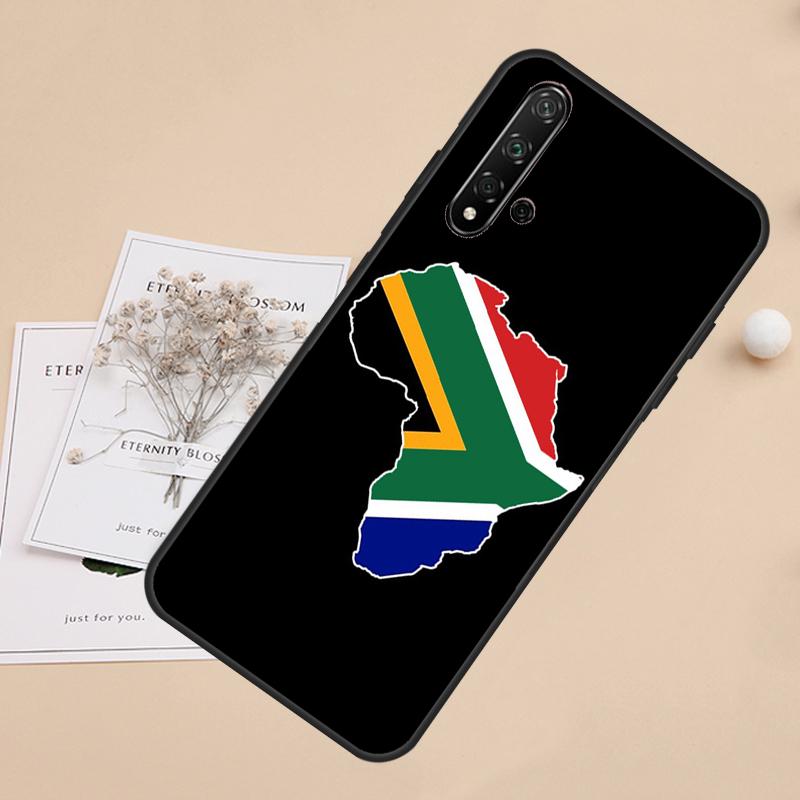 Africa Map For Huawei Nova 8i 7i 11i 12i 12s 9 10 SE Y60 Y61 Y70 Y72 Y73 Y90 Y91 P20 P40 P30 Lite Case