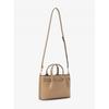 Michael Kors Carson Center Zip Satchel Small 35s5g2zs5t220 Camel