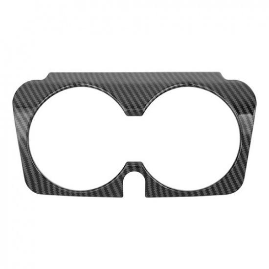 Luxury ABS Carbon Fiber Style Cup Holder Cover For Benz C GLC W205 W253 17 18 19