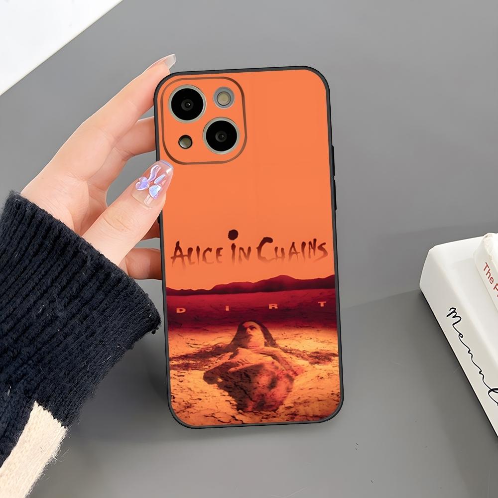Heavy Rock Band-Alice In Chains Phone Case For iPhone 18 17 Pro Max 16 15 14 Pro Max 13 Mini 11 12 Xr X Xs SE Plus Back Cover