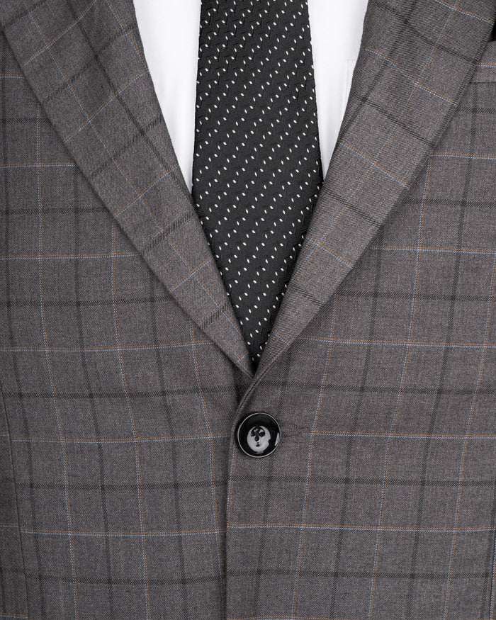 Scorpion Grey Super fine Plaid Woolrich Blazer