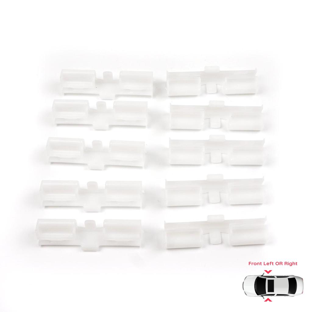 EWR5500 10 Pcs Window Regulator Repair Bracket Insert Clips Front Left or Right Door for Seat Toledo MK4 Skoda Rapid 2013-2019