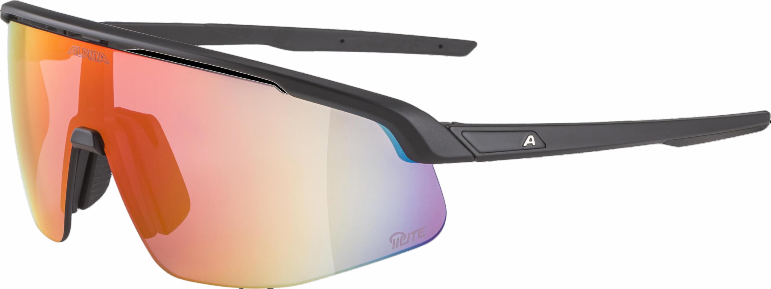 

Alpina TURBO PRO Sports Sunglasses with High Contrast Mirror and Q-LITE Anti-Fog