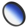 67mm Gradient Color Filter for and Fuji Camera SLR Lens Gradient Gradient Color Lens Filter Canon, Nikon, Olympus, Lenses, Filter, (Blue)