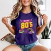 Unisexs Vintage 80s T Shirt Retro 1980 Party Outs Vibrant Print Tee