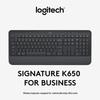 Logitech K650 Wireless Keyboard with Palm Rest