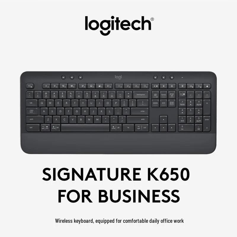 Logitech K650 Wireless Keyboard with Palm Rest