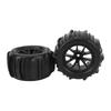 4PCS RC Wheel Tires 12mm Hex Hub 85mm Diameter Rubber Tire Replacement for 16A01 16A02 16A03 16A04 16A08 1/16 RC Car