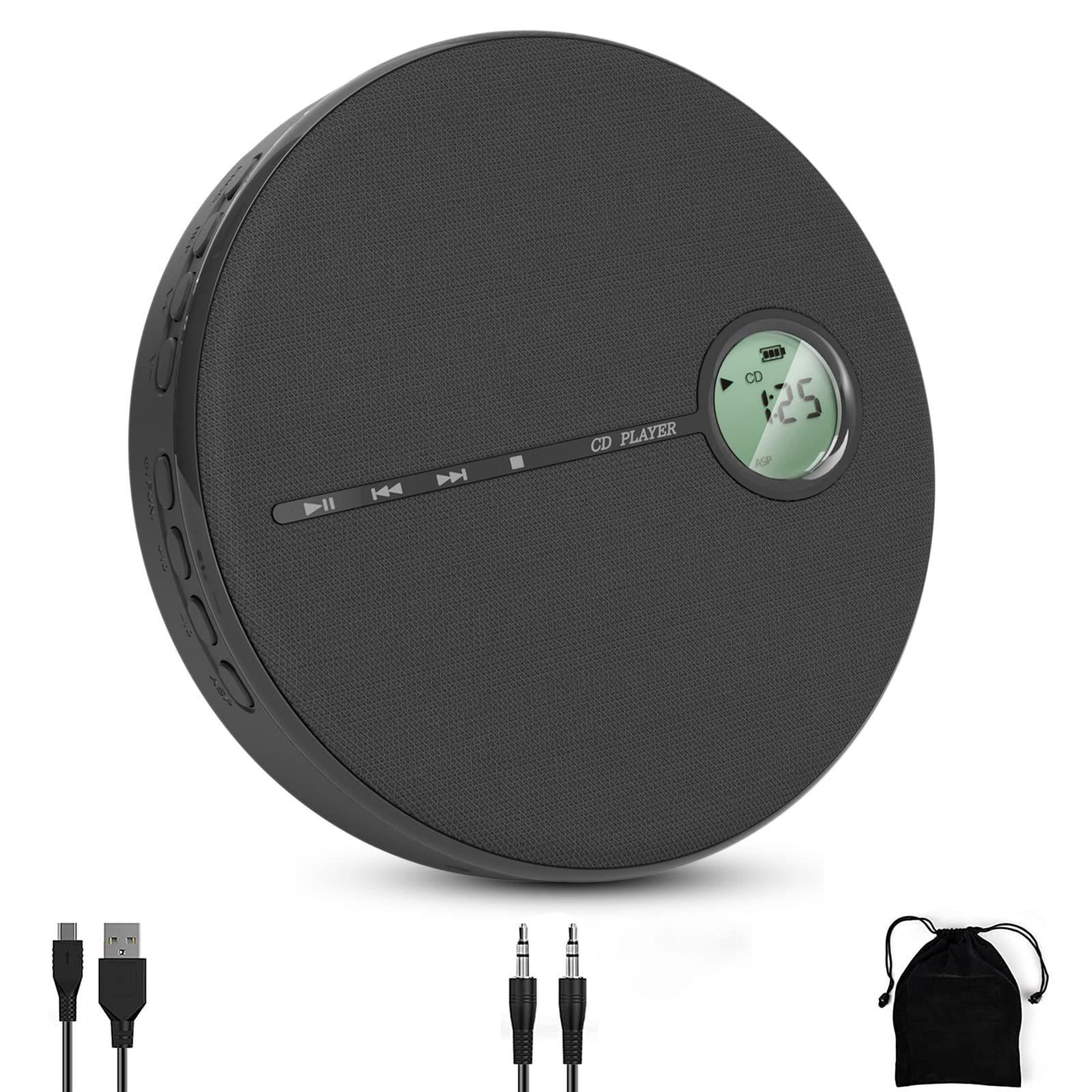 

Трансграничный портативный Bluetooth CD/MP3-плеер бумбокс чёрный