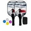 Lightweight Fiberglass Pickleball Paddles Full Set Training Equipment