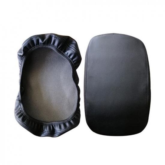 For  Mazda CX-30 Car Armrest Box Black Leather Pad Cover Original Size