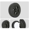 Heavy Duty 6" Barbecue Grills Casters Heatproof Plastic Construction Easy Installation Suitable Accessories
