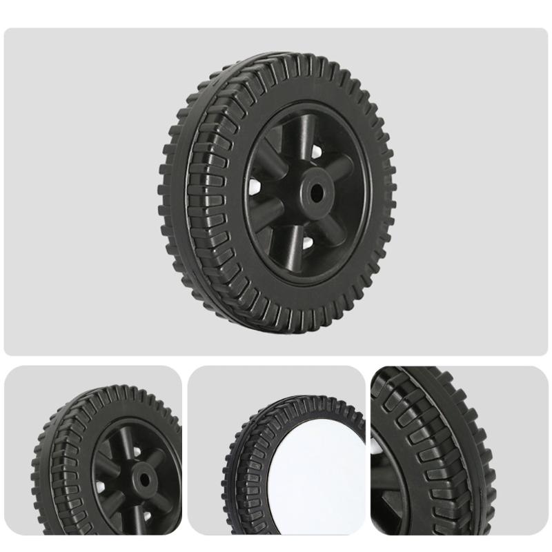 Heavy Duty 6" Barbecue Grills Casters Heatproof Plastic Construction Easy Installation Suitable Accessories
