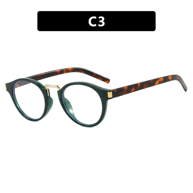 Women's glasses, retro round small frame glasses.