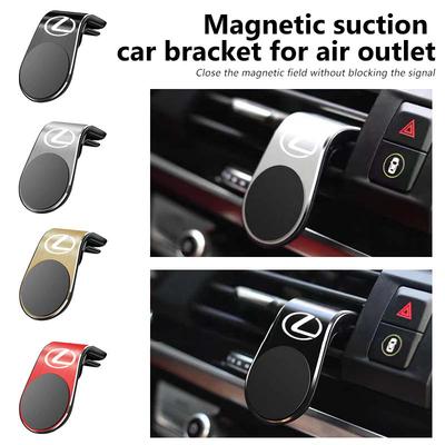 Car Magnetic L-Type Phone Holder Car Smart Phone Stand Clip For Lexus RX350 IS250 CT200h ES250 ES300h NX300h IS200 GS300