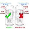 LHD Car Front Power Door Window Glass Lifter Switch Bezel Trim Frame Button Cover Panel For Toyota FJ Cruiser 2007-