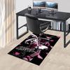 Monster High Chair Mat Gothic Angelica Print, Halloween Decorative Rug for Home Office, Sofa Carpet Gift, Suitable for Bedroom Living Room