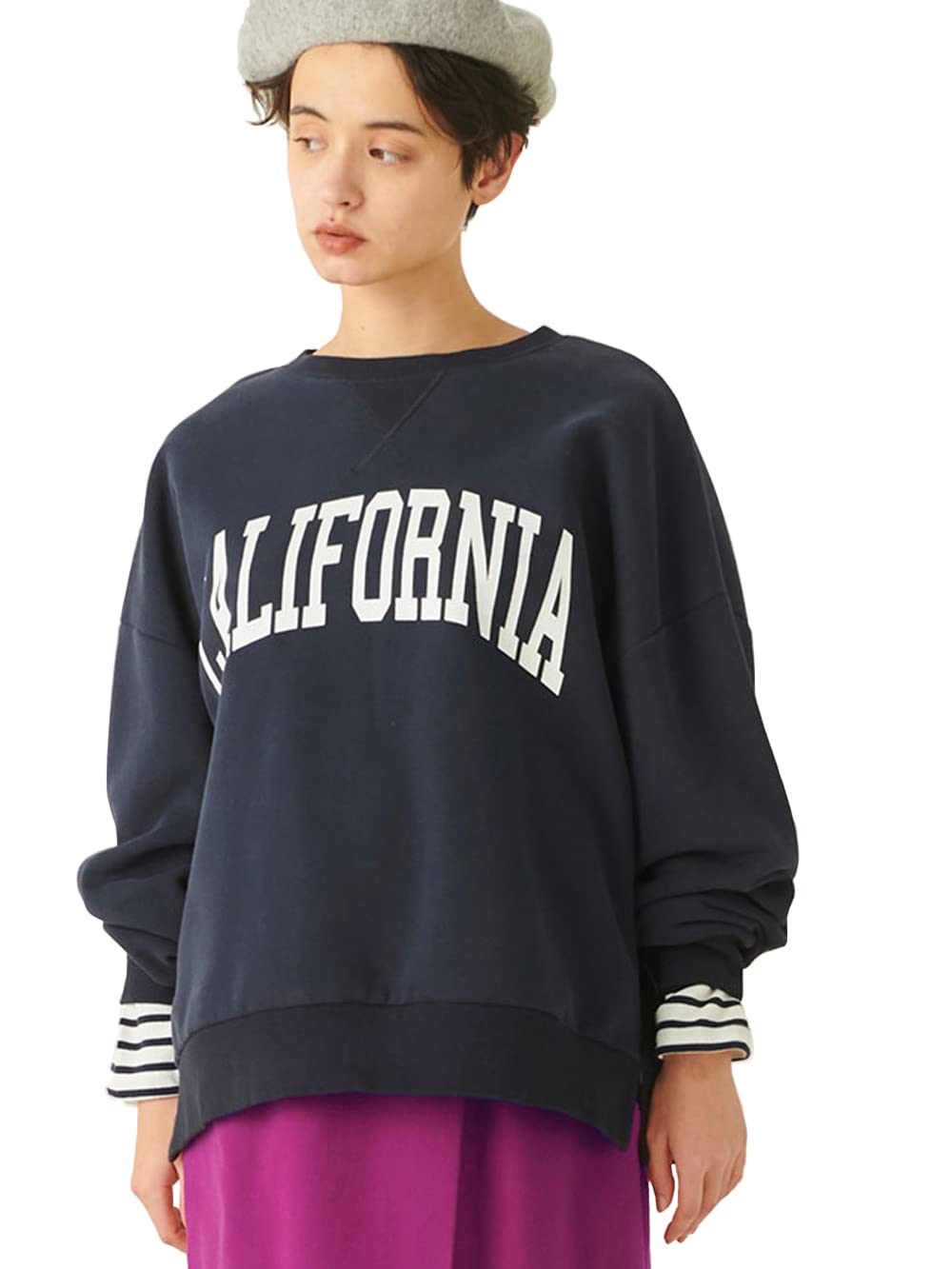 

Maternity Nursing Long Mini Fleece Volume BIG Prenatal and Postnatal Free Navy [ANGELIEBE] Clothes, Sleeves, Fleece, Fleece, Sleeves, Logo,