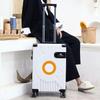 Aluminum Frame Leather Suitcase 20"/28" with Universal Wheels for Men, Women, Students