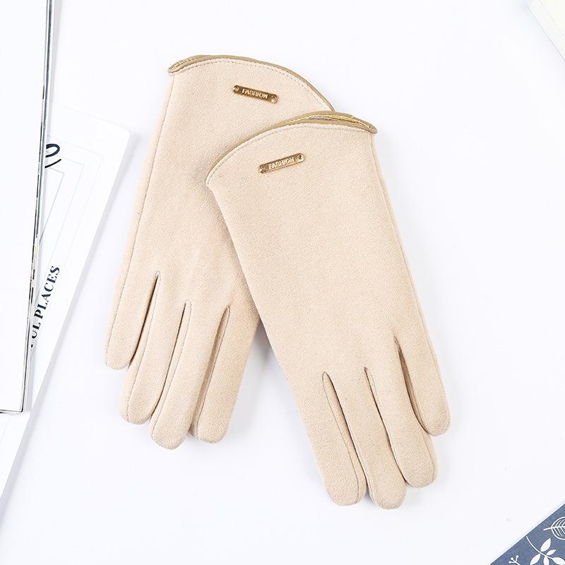 Winter De Fleece Gloves Are Perfect for Women's Shopping and Cycling  They Are Windproof  Fleece and Warm with Finger Flip Touch Screen